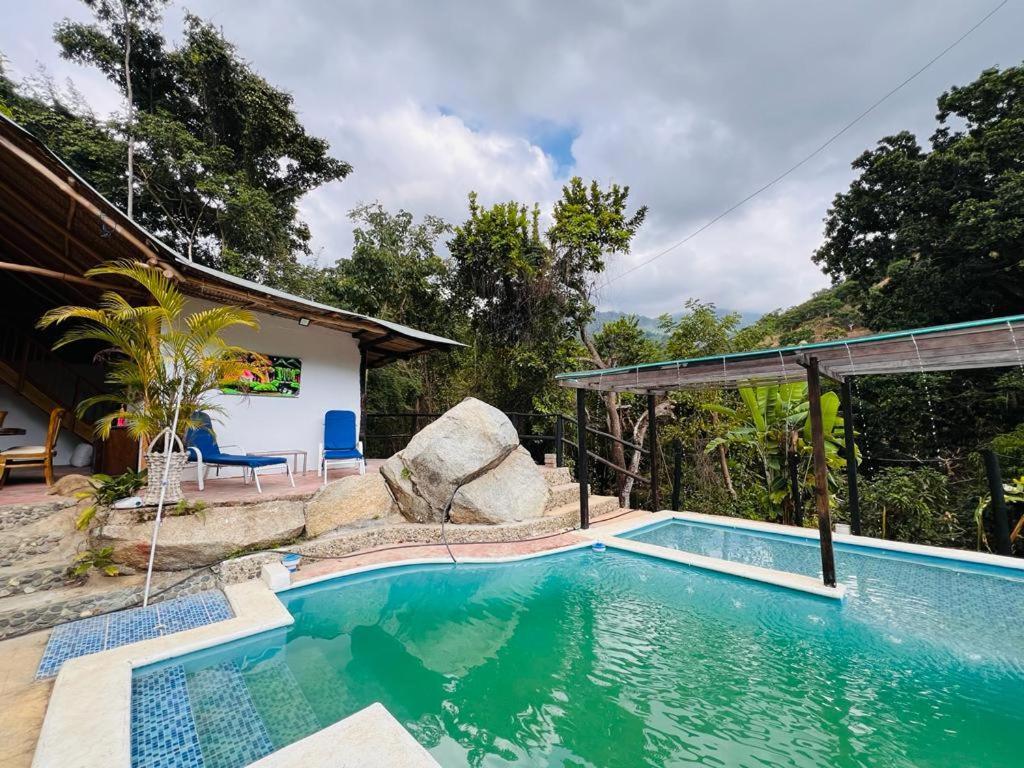 Minca Cabana La Roca Santa Marta  Exteriör bild